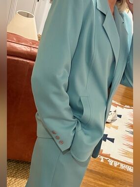 Drapers and Damons Turquoise Pantsuit